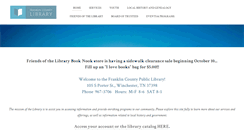 Desktop Screenshot of franklincountylibrary.org